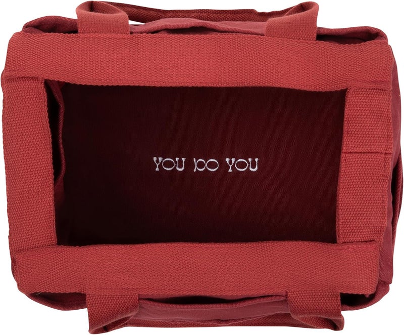 Soolla Studio Bag: Art Supply Organizer & Pottery Tool Bag, Washable Craft Tote, Knitting Yarn Holder, Crochet Projects, 30 Pockets, 20+ Canvas Colors, Gift for Artists & Teachers (Sangria Red) - Image 5